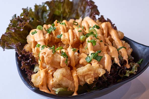 Camarones roca con chipotle