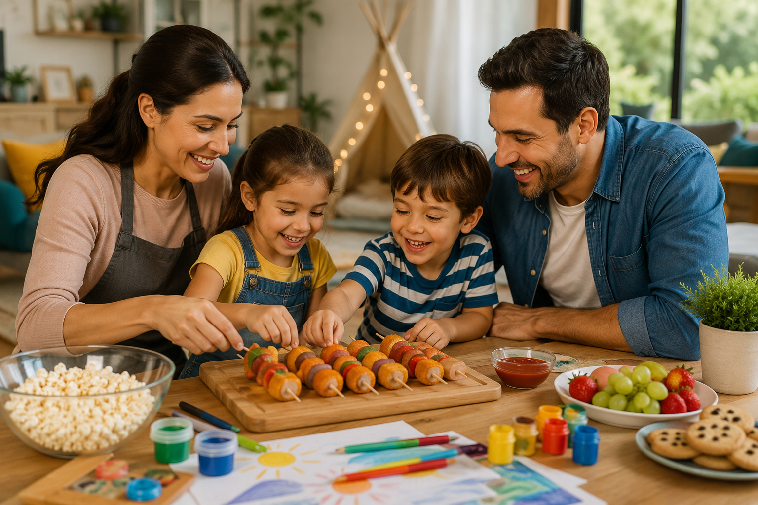 Cocinar en familia
