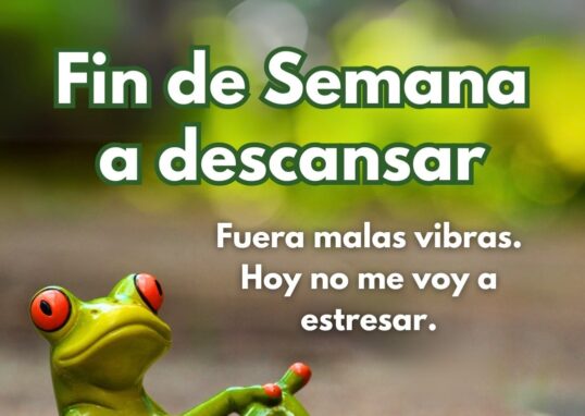 Fin de semana frase