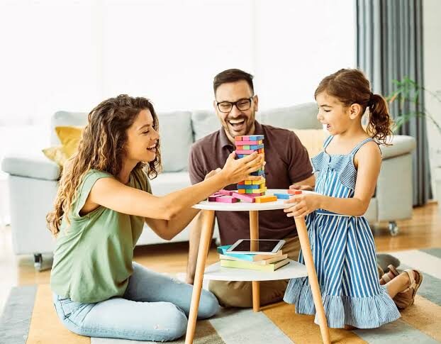 Juegos de mesas en familia