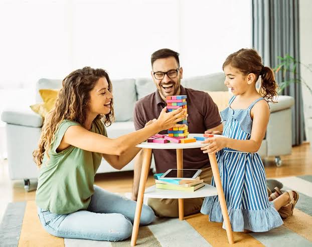 Juegos de mesas en familia